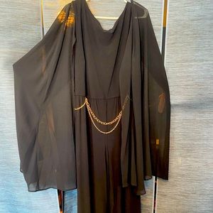Black formalwear jumpsuit, size 3x.